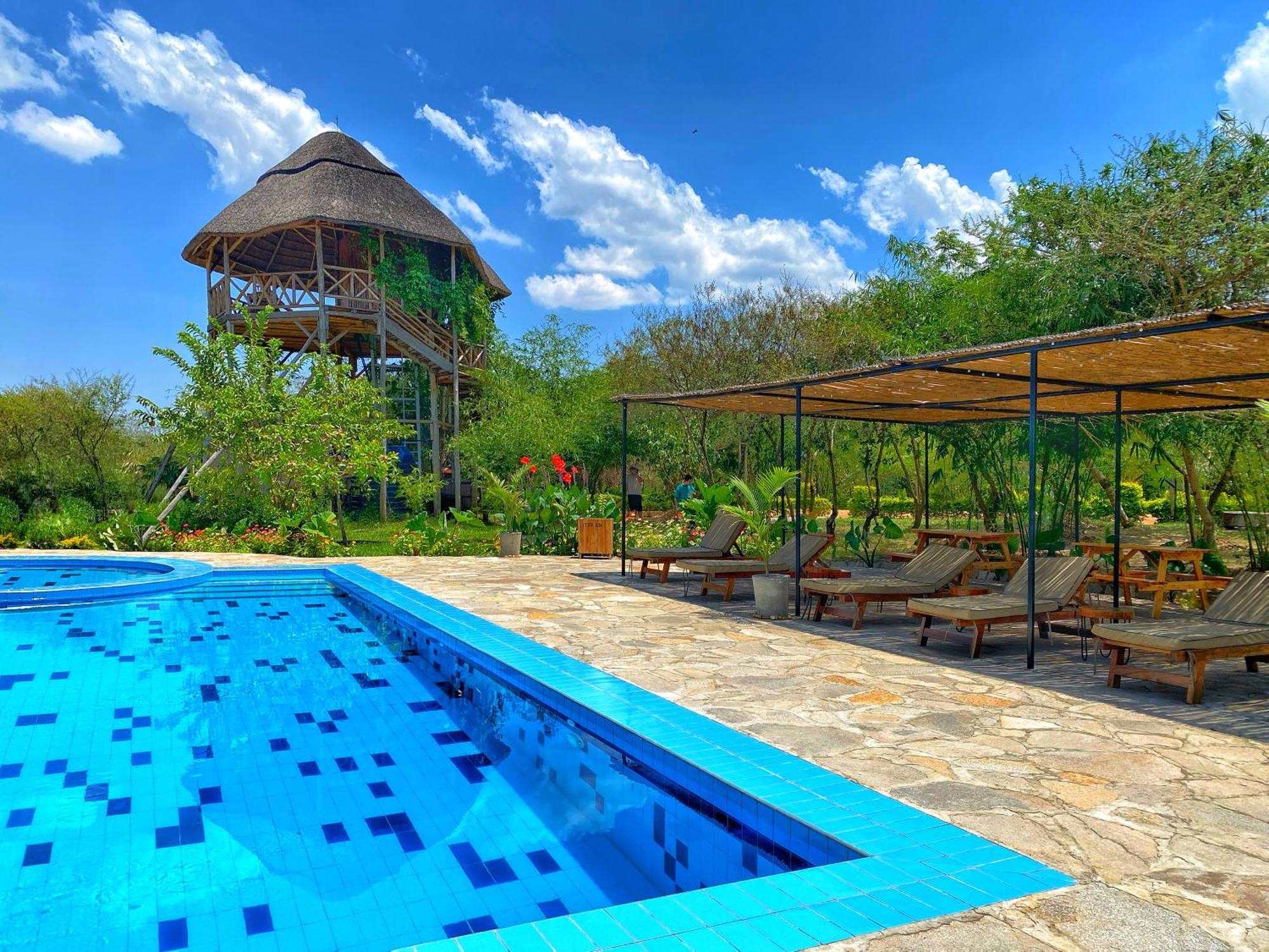 Murchison Falls Bamboo Village Paraa Екстер'єр фото